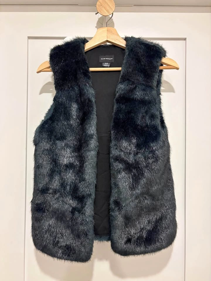 Club Monaco Faux Fur Vest