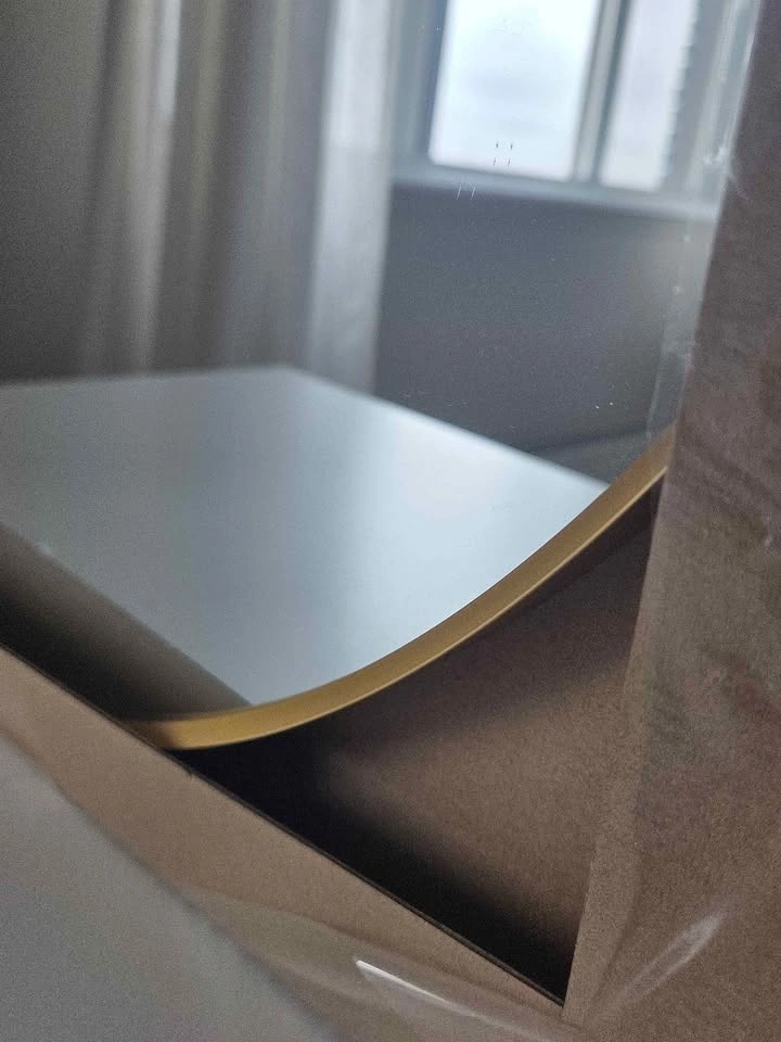 Large wall gold mirror still in box - photo 2