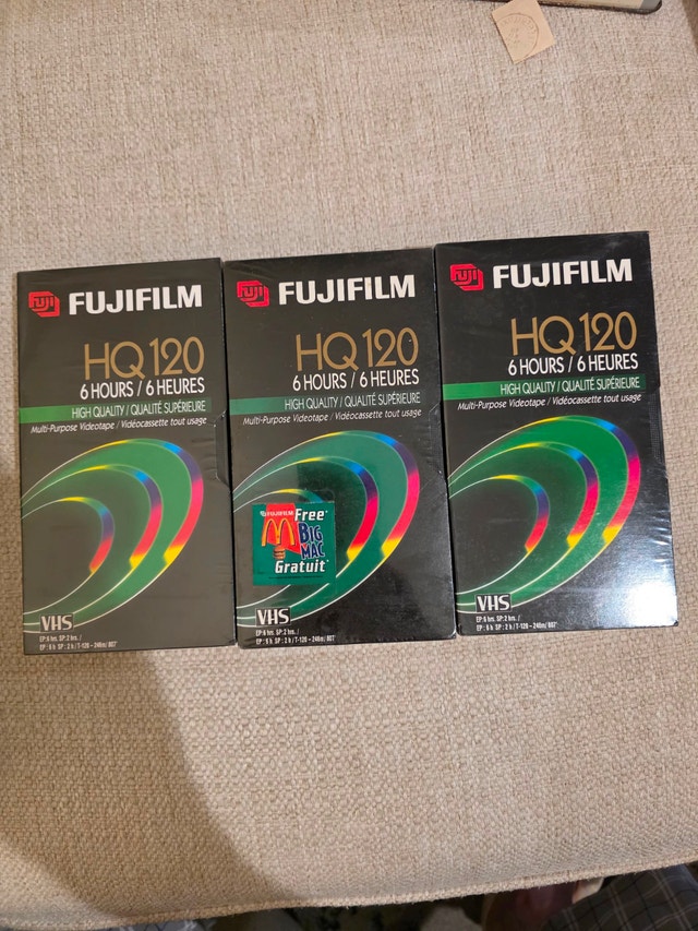 Fujifilm HQ120 VHS Tapes 3-Pack - photo 5
