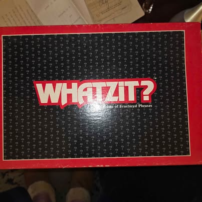 Vintage 1987 Whatzit? Board Game – 100% Complete