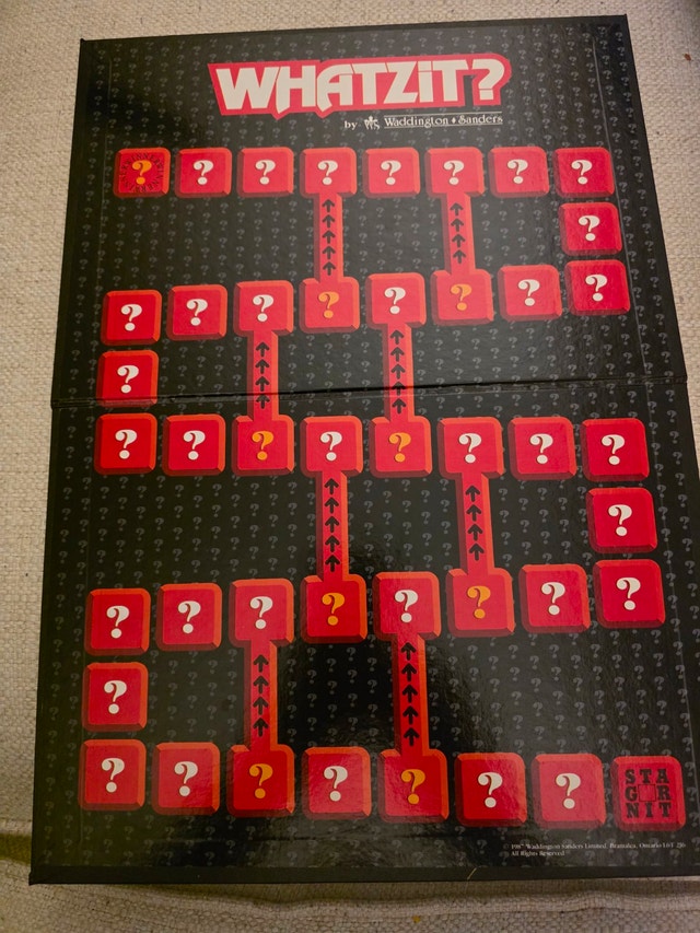 Vintage 1987 Whatzit? Board Game – 100% Complete - photo 2