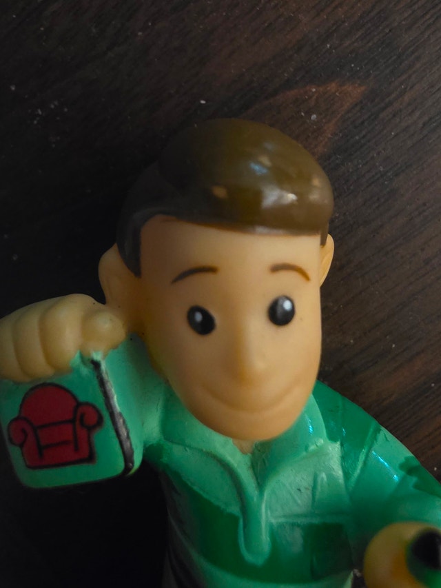 Vintage 1998 Viacom Blue's Clues Steve Figure + Notebook - photo 2