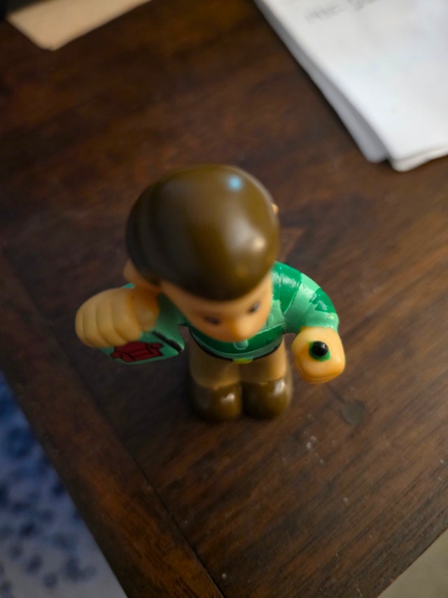 Vintage 1998 Viacom Blue's Clues Steve Figure + Notebook - photo 3