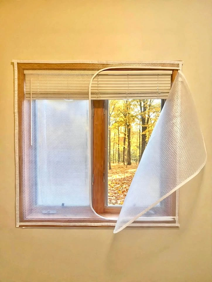 Chicago Winter Window Cover 50"x50" - Thermal Bubble Insulation