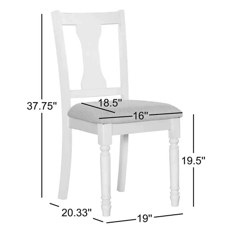 Powell Willow Teal Blue Dining Chairs – Set of 2 - photo 4