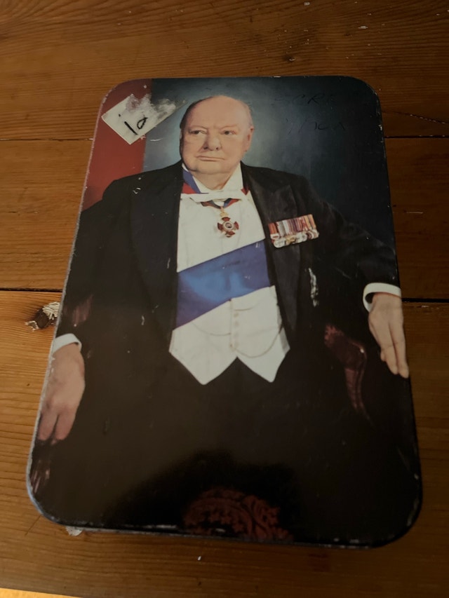Elkes Biscuits Winston Churchill Tin