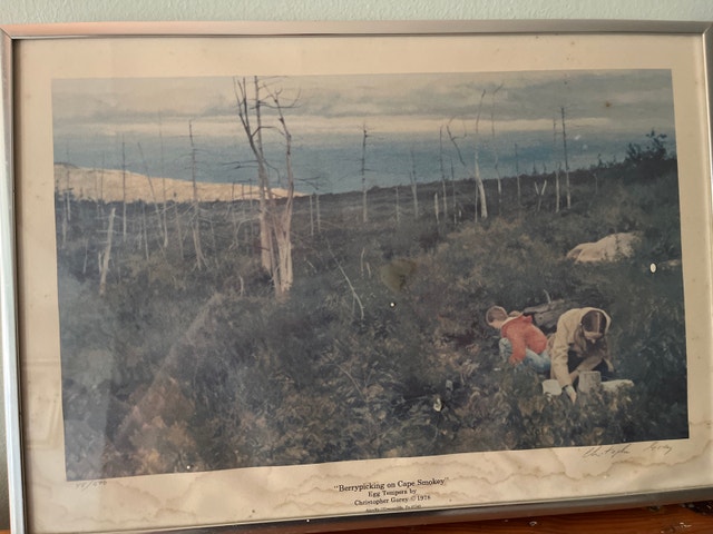 Christopher Gorey Print Berrypicking on Cape Smokey