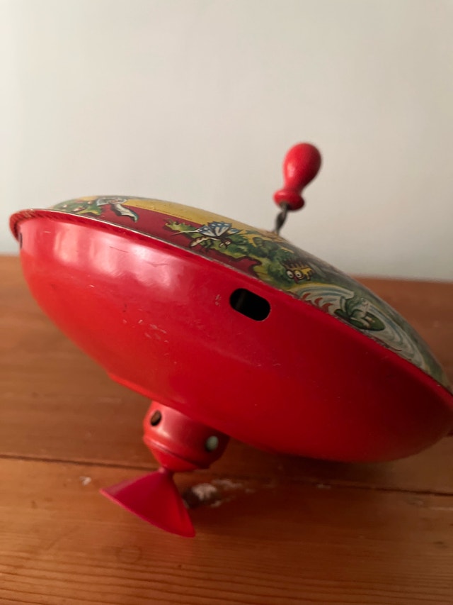 Schylling Tin Spinning Top - photo 2