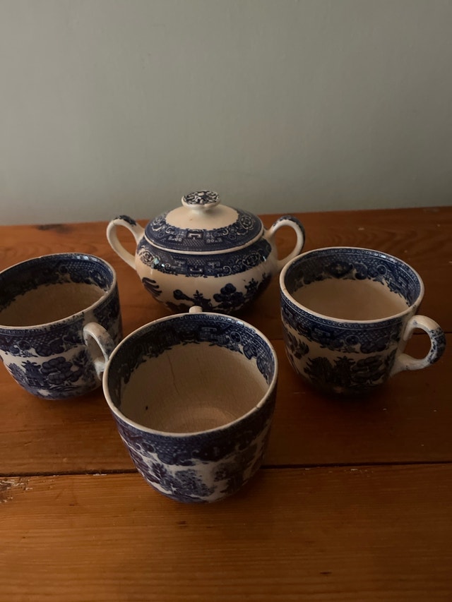 Willow Pattern Tea Set - photo 2