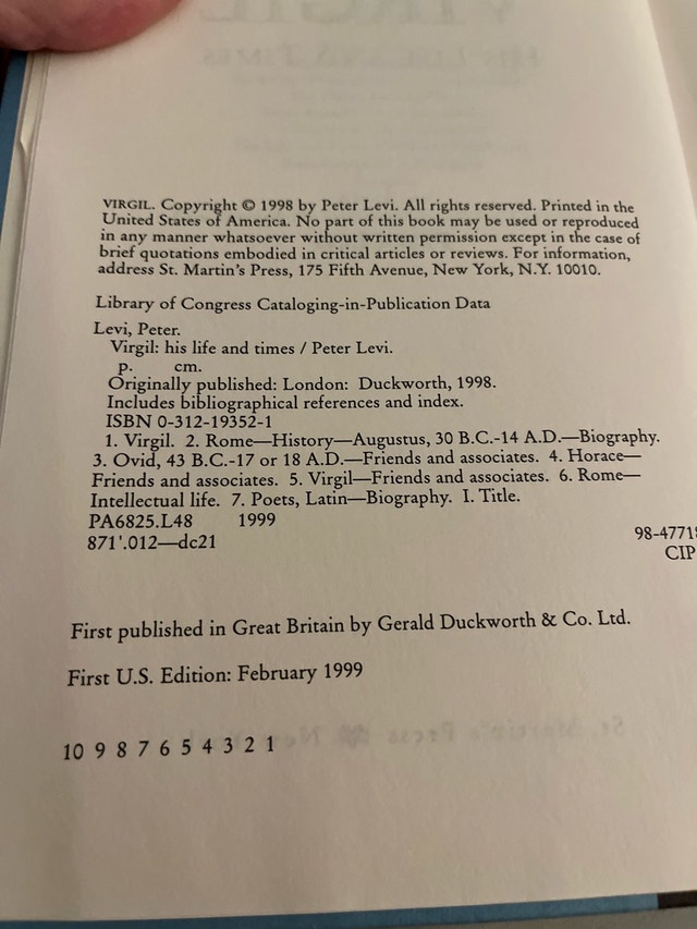 Virgil: His Life and Times by Peter Levi - photo 2