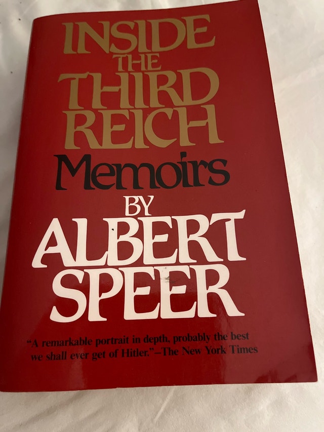 Inside the Third Reich: Memoirs by Albert Speer