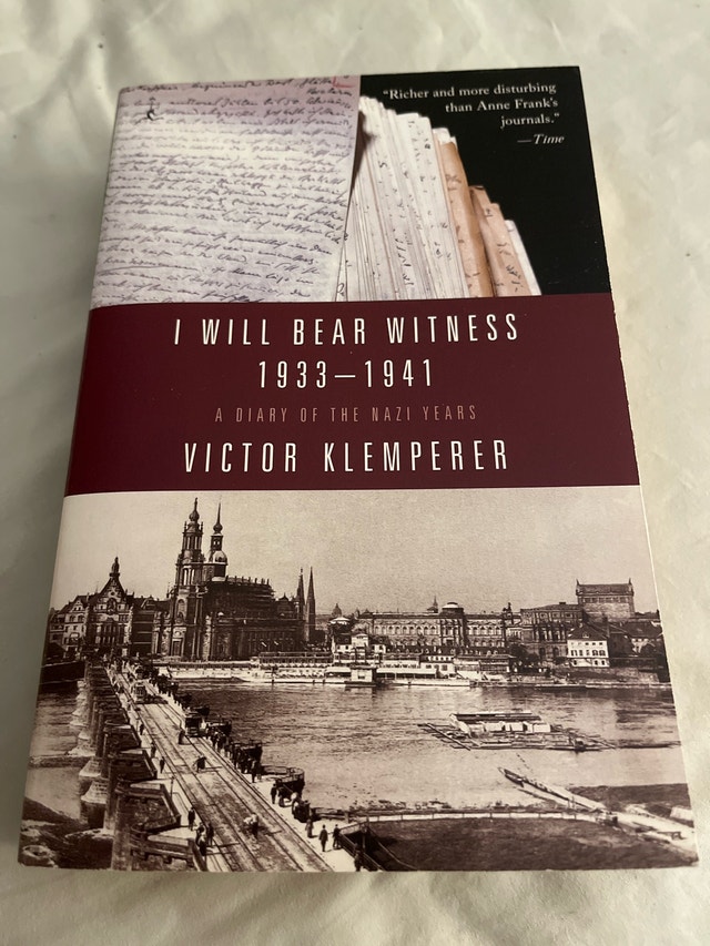 I Will Bear Witness: 1933-1941 by Victor Klemperer