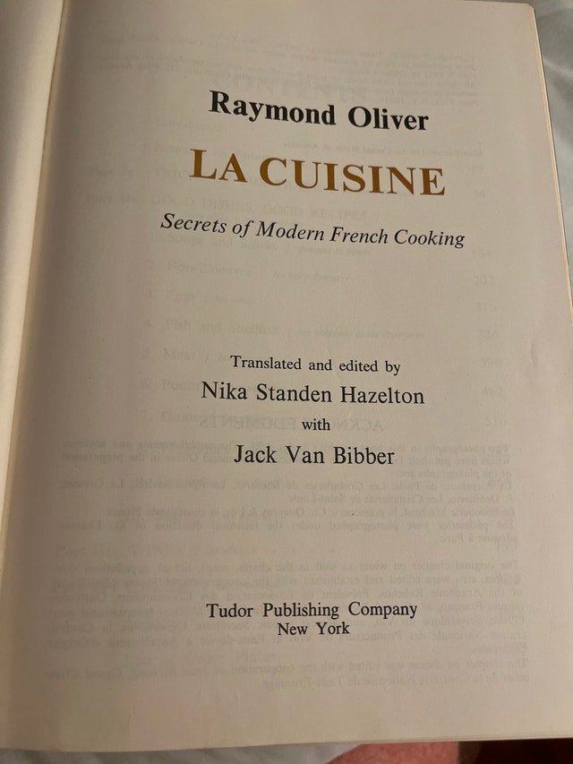 La Cuisine by Raymond Oliver