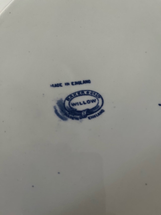 Baker & Co. Willow Pattern serving dish - photo 2