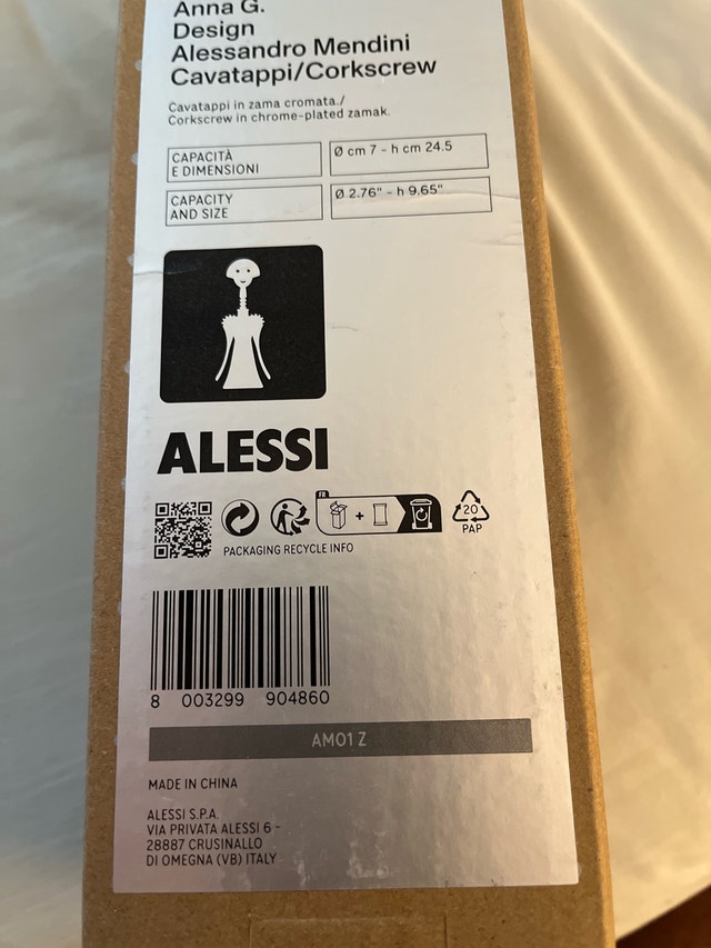 Alessi Anna G. Corkscrew