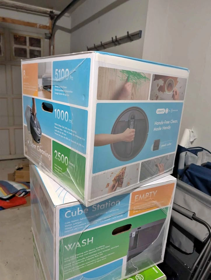 Yeedi Cube Pro S1 Robot Vacuum & Mop – Self-Cleaning Station