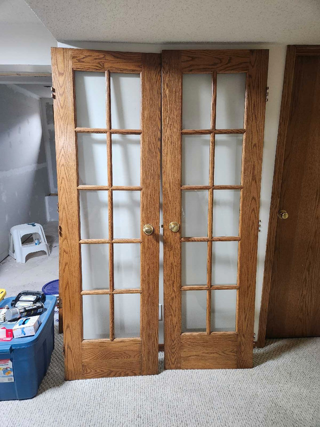 Solid Oak French Doors
