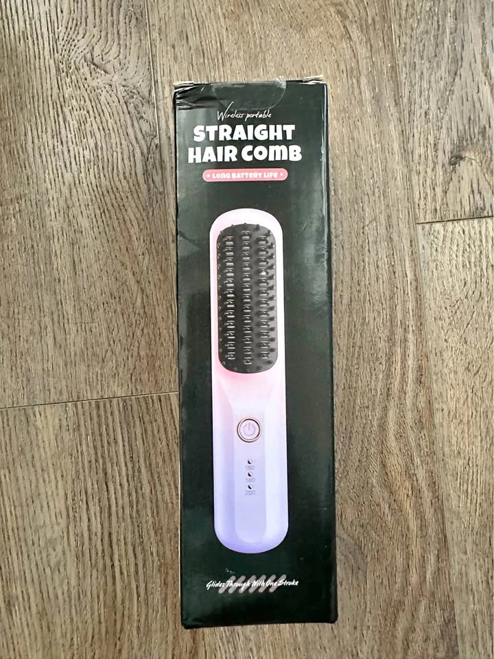 Wireless Portable Straight Hair Comb