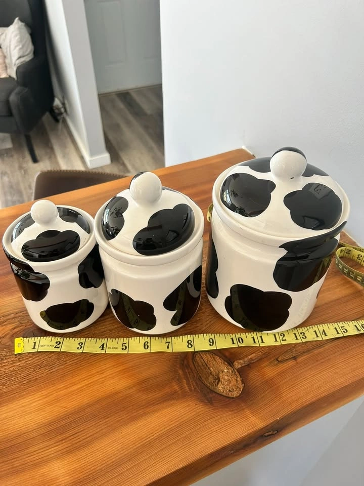 Cow Canister Set - photo 2