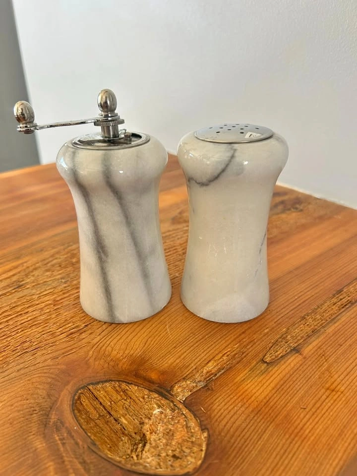 Marble Salt & Pepper Shakers