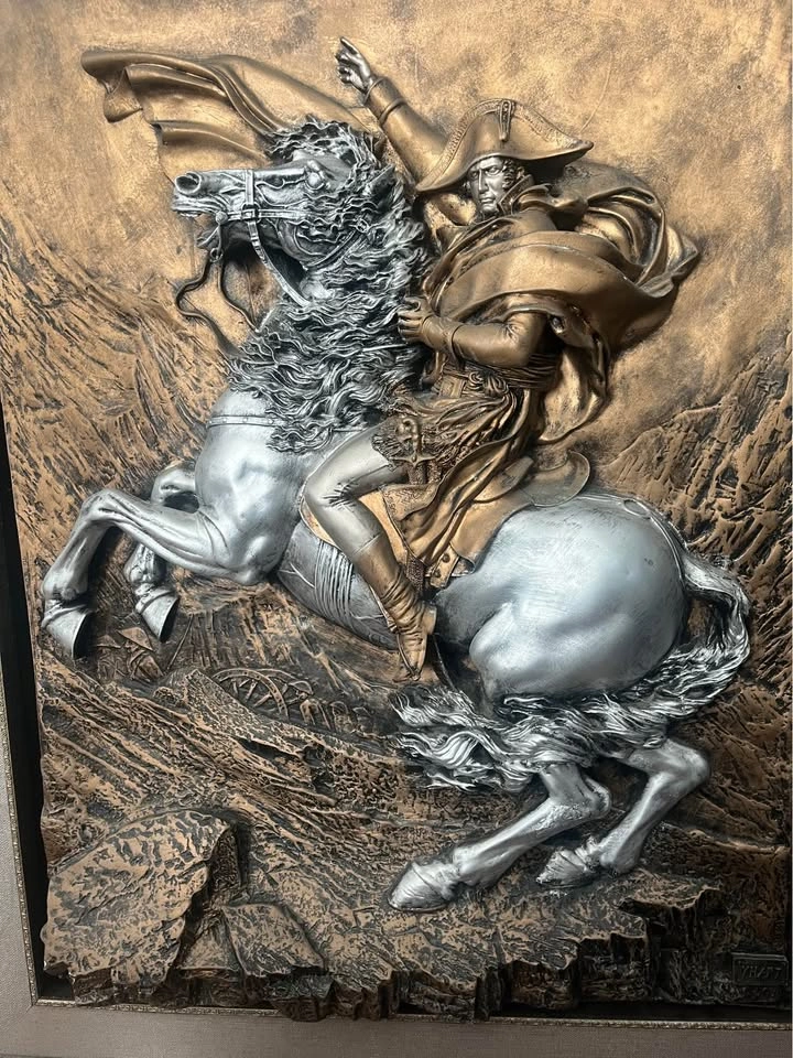 Yhart Napoleon Crossing the Alps 3D Relief Wall Art - photo 3