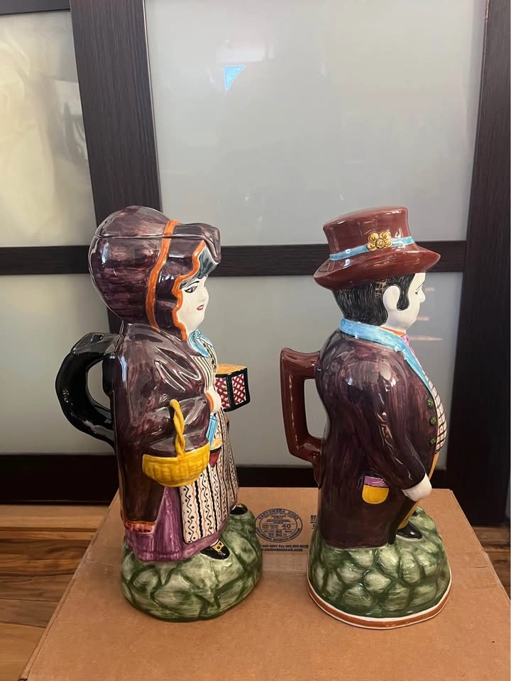 Ceramica Conimbriga Hand Painted Portugal Ceramic Pitchers - 2 - photo 2