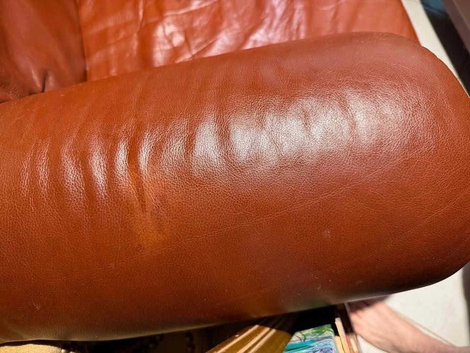 3 Piece Italian Leather Chateau D'ax Set - photo 5