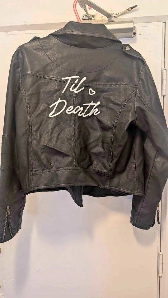 "Til Death" David's Bridal Jacket