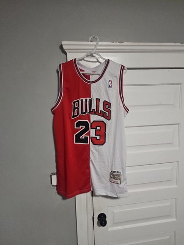 Mitchell & Ness Michael Jordan Chicago Bulls Split Jersey