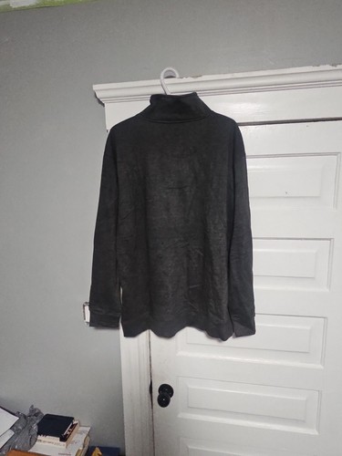 Dark Gray Quarter Zip Pullover Sweatshirt - photo 2