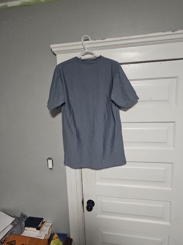 Zara T-Shirt Blue Logo Graphic Pocket Short Sleeve - photo 2
