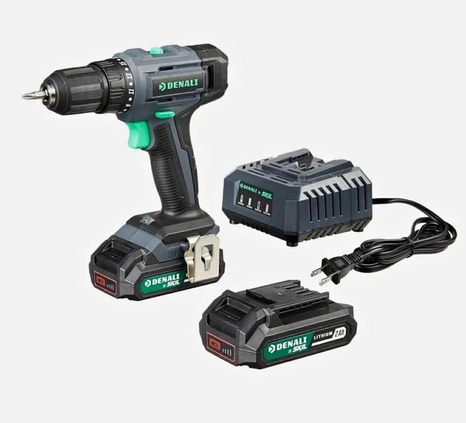 Denali By Skil 20V Cordless Drill Driver Kit