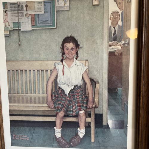 Norman Rockwell Framed Print The Winner Vintage Oak Decor - photo 2