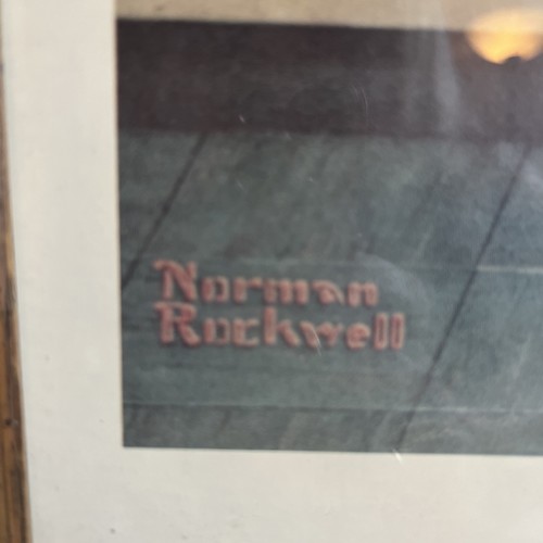 Norman Rockwell Framed Print The Winner Vintage Oak Decor - photo 4