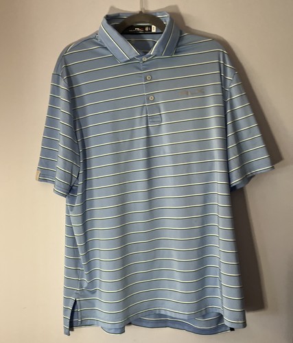 RLX Ralph Lauren Polo Mens Striped Golf Performance XL
