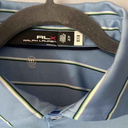RLX Ralph Lauren Polo Mens Striped Golf Performance XL - photo 2