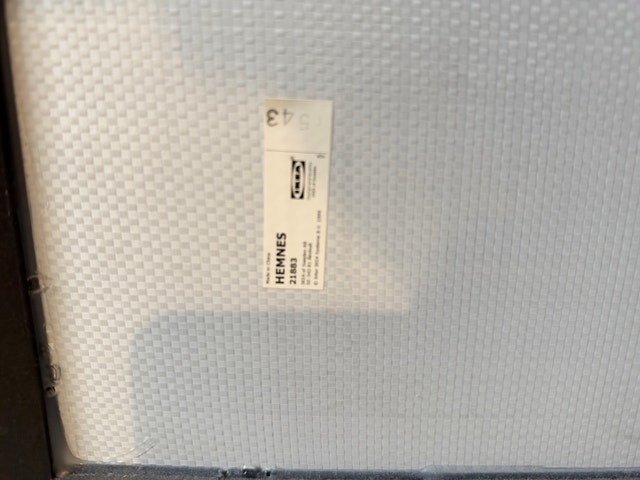 IKEA HEMNES Large Square Mirror Black-Brown Solid Wood - photo 3
