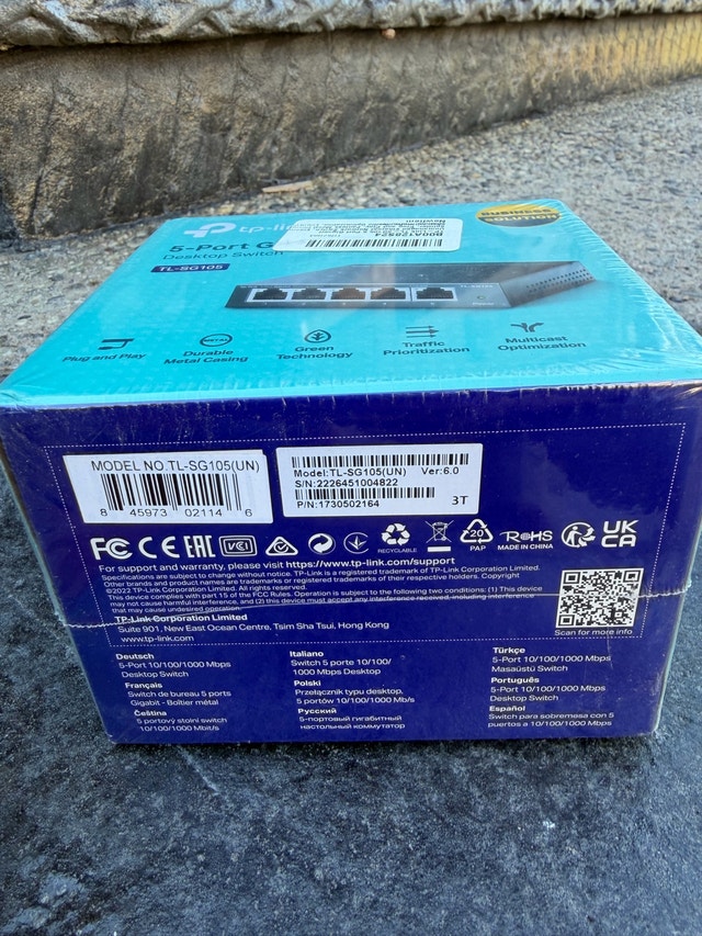 TP-Link 5-Port Gigabit Desktop Switch TL-SG105 - photo 2