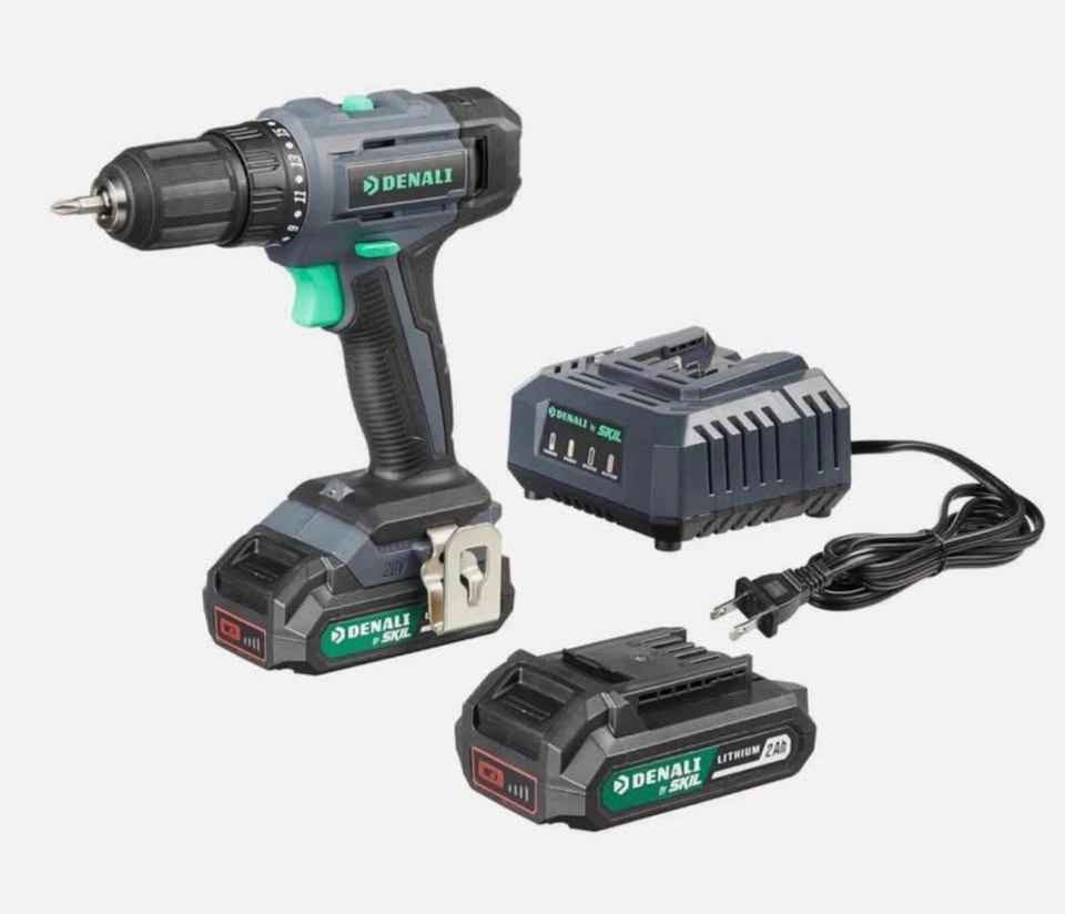Denali by Skil 20V Cordless Drill Driver Kit and Tool Set - photo 2