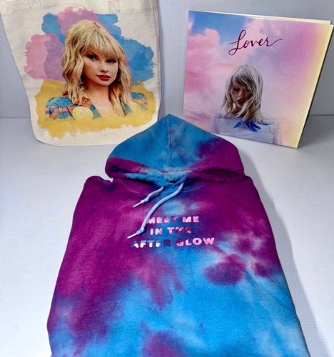 Taylor Swift Lover 2LP Vinyl + Afterglow Hoodie & Tote Bag