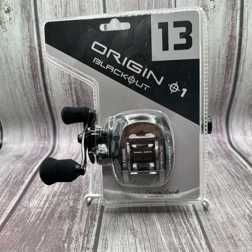 13 Fishing Origin O1 Blackout Baitcasting Reel 7.3:1 Left Hand