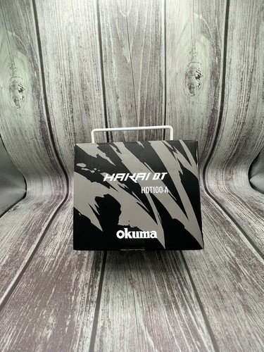 Okuma Hakai 6.2.1 Right Hand Casting Reel - Black (HDT100H-A) - photo 2