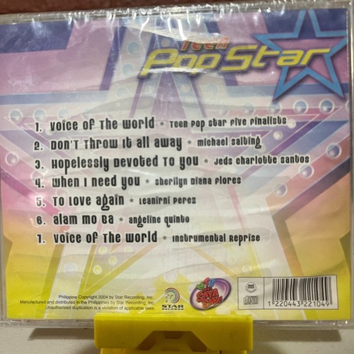 Teen Pop Star [Pop Album CD, 2004 Edition, Angeline Quinto] - photo 2