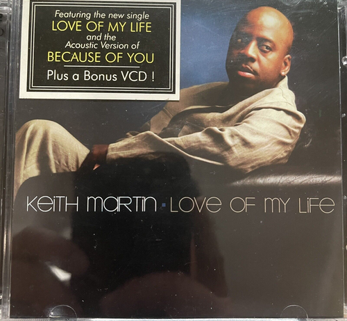 Keith Martin - Love of My Life CD + Bonus VCD (EMI Philippines)