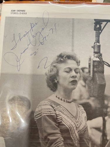LP Signed Autograph Jean Shepard - Under Your Spell Again - photo 2
