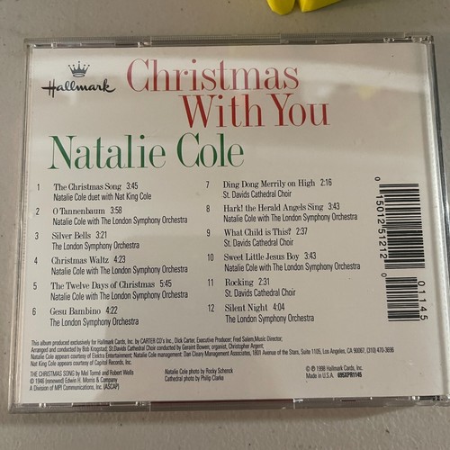 Christmas With You - Natalie Cole CD (Hallmark 1998) Opened, OOP - photo 2