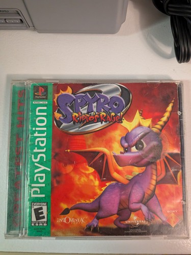 Sony PS1 PlayStation 1 Console Bundle + Spyro Trilogy Games - photo 2