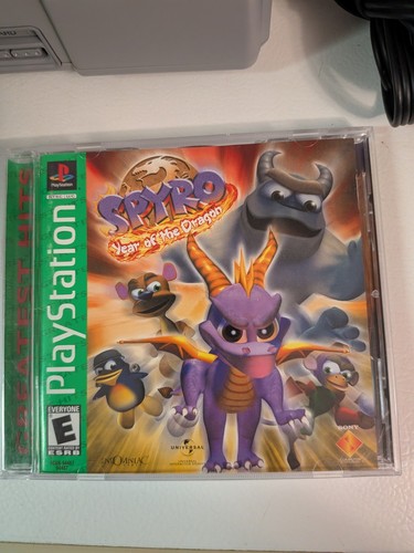 Sony PS1 PlayStation 1 Console Bundle + Spyro Trilogy Games - photo 4