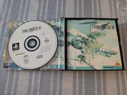 Final Fantasy VII 7 Black Label Playstation 1 PS1 - CIB - photo 3