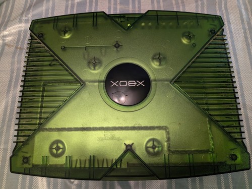 Original Xbox OG Console Translucent Green Rare Canadian Variant